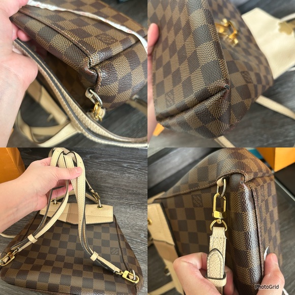 Louis Vuitton Brown and Beige Clapton Checkered Backpack - Picture 16 of 17